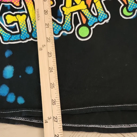 Graffix Colorful Tie Dyed Jester Tee Unisex Size Small - Picture 5 of 6